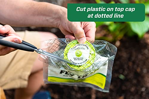 Thumbnail 1 de RESCUE! Outdoor Disposable Fly Trap – Hanging Fly Catcher with Attractant Bait (12 Traps)