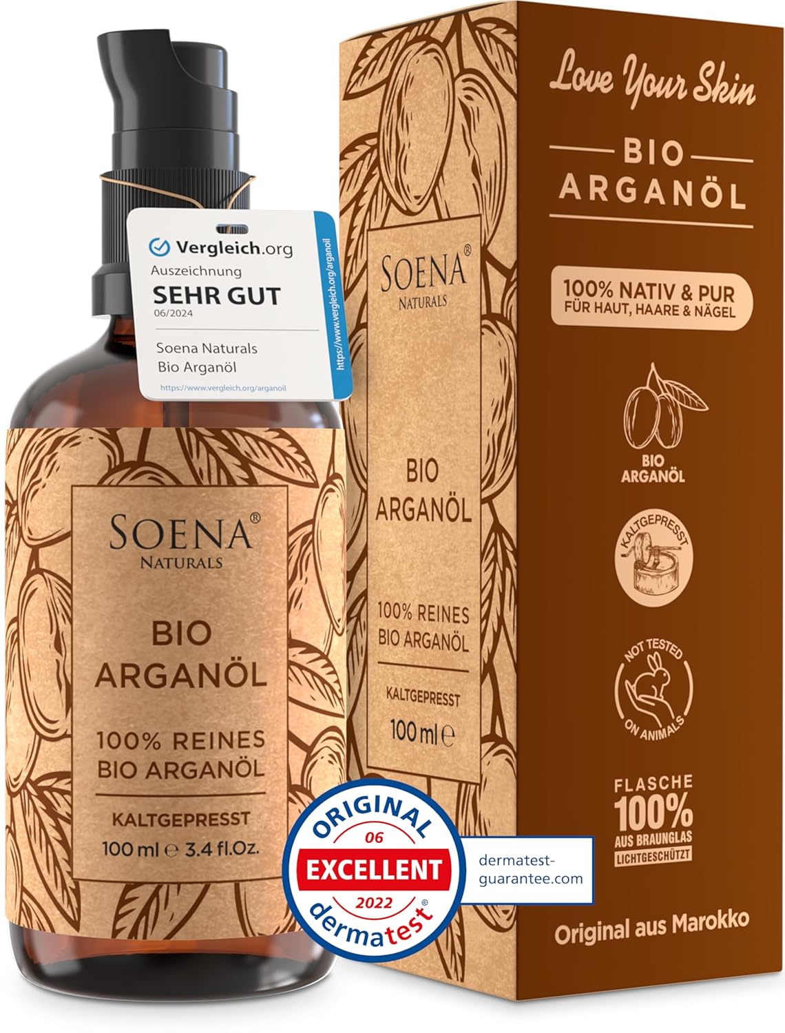 Detalle de Soena Arganöl Bio 100ml