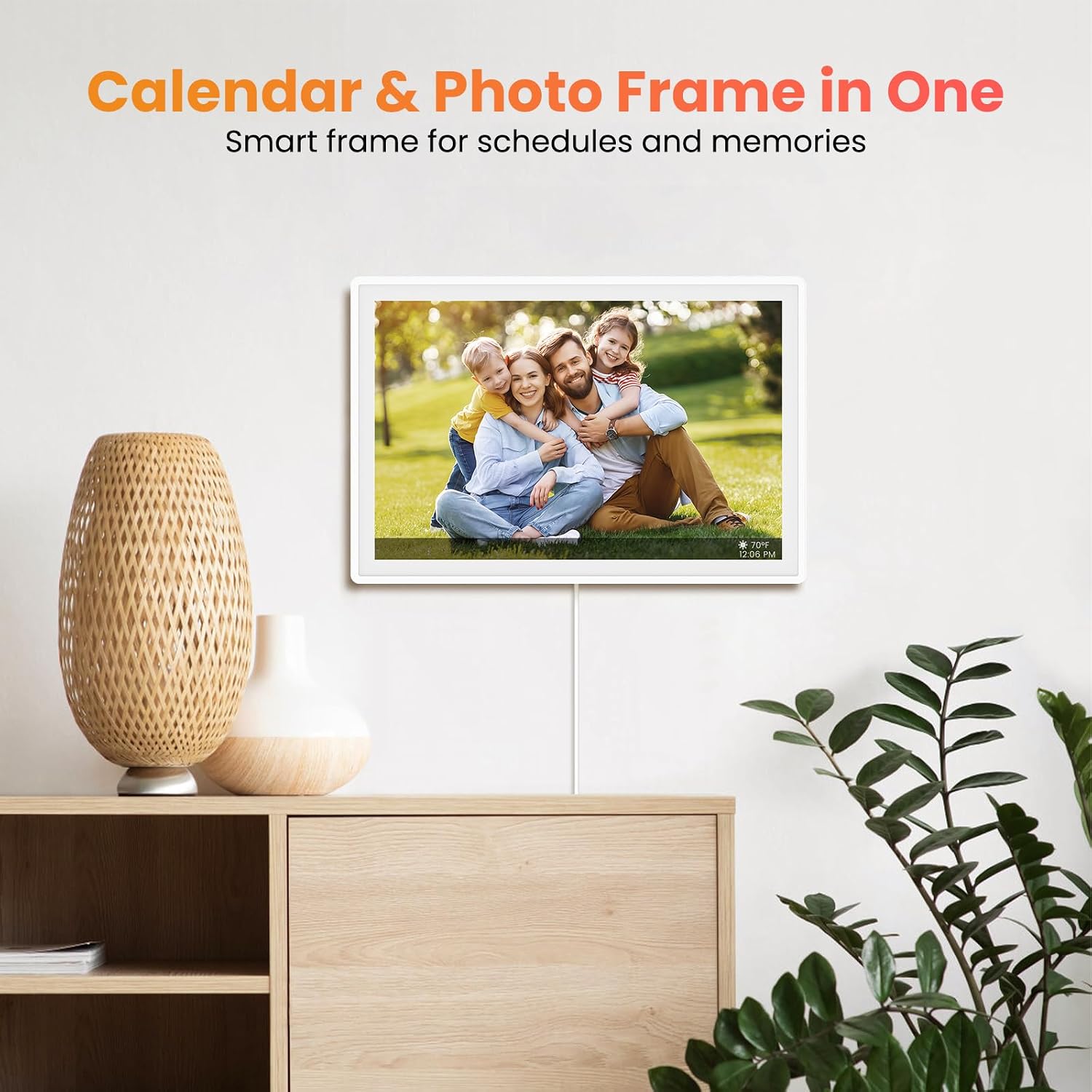 Thumbnail 4 de Skyzoo 16-Inch Digital Calendar Touchscreen for Chores and Meal Planning
