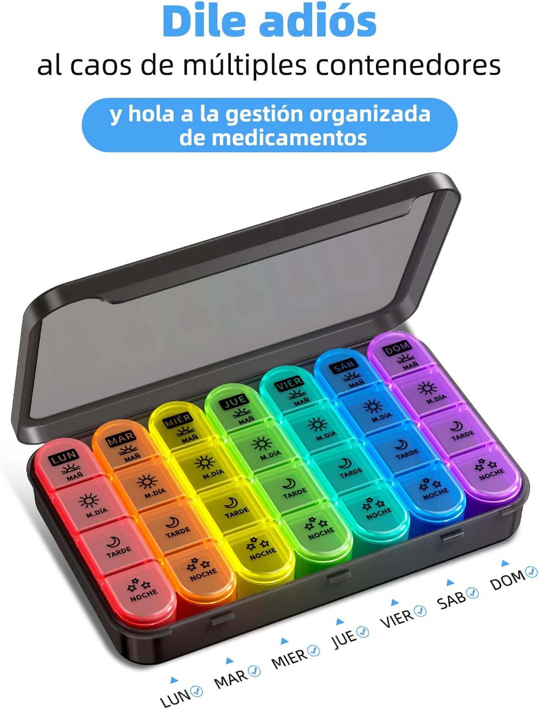 Thumbnail 3 de COLORWING Pastillero Semanal 4 Tomas