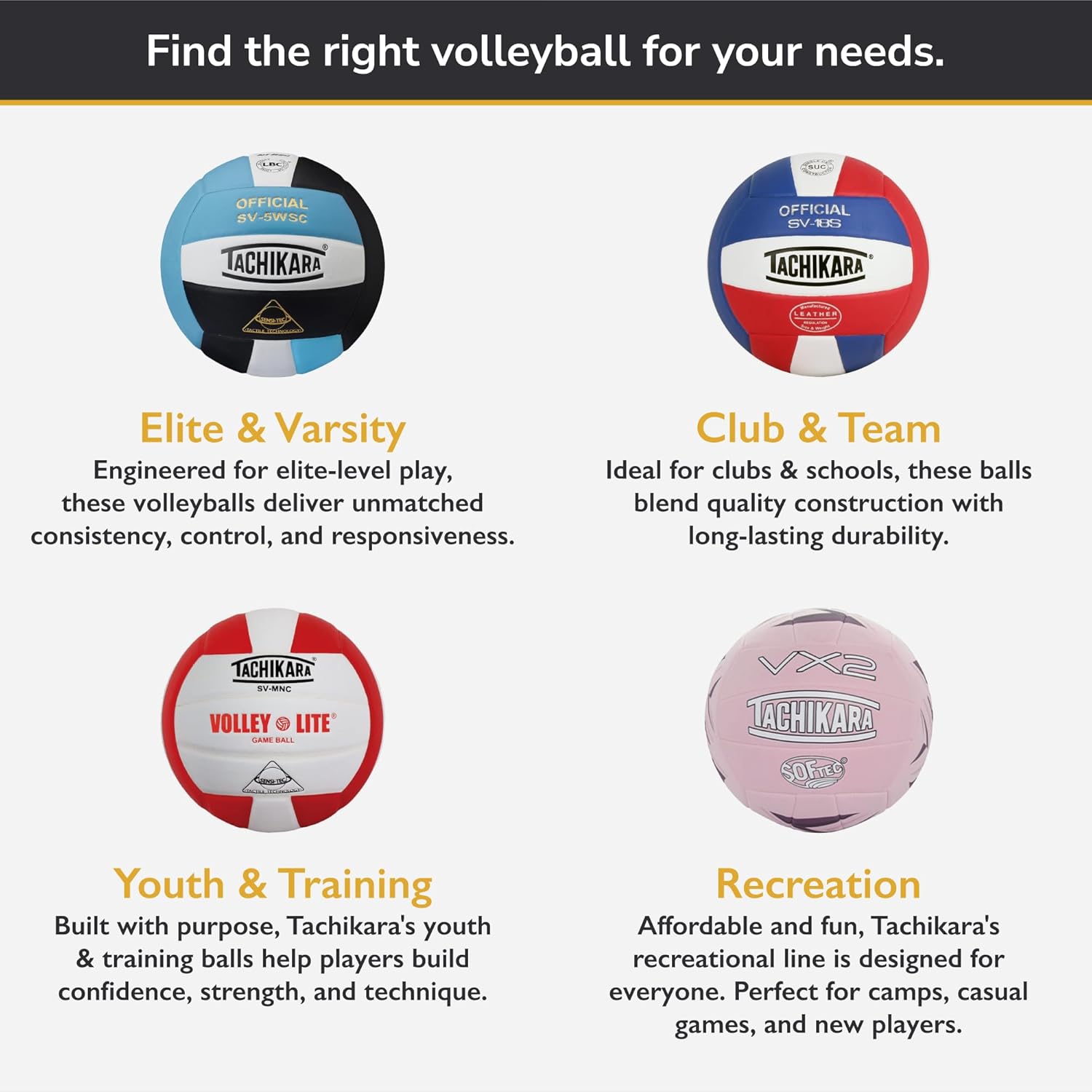 Thumbnail 3 de Tachikara Volley-Lite Additional Colors (EA) – A Lighter, Durable Youth Volleyball
