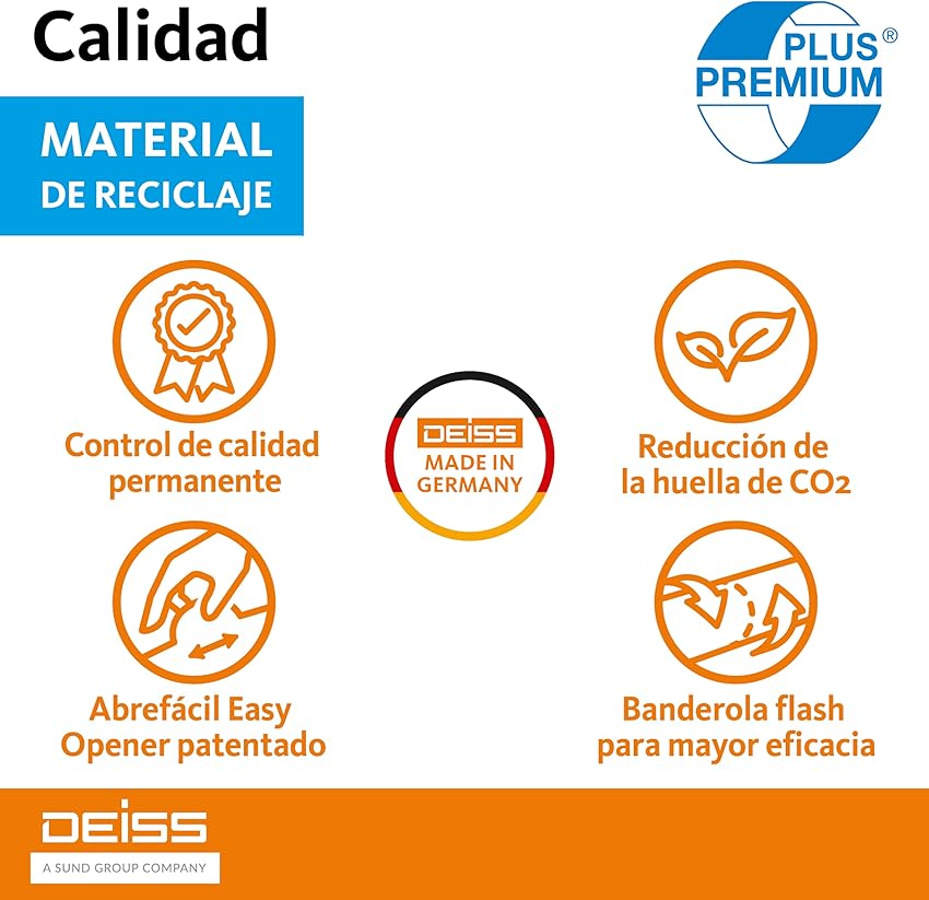 Detalle 2 de DEISS Bolsas de Basura 120 L — 25 unidades