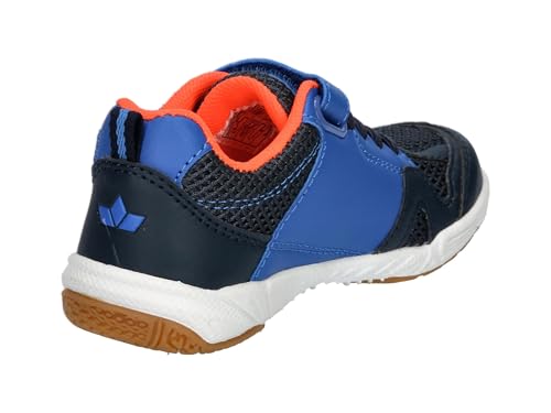 Detalle de Lico Kinder Sport Hallenturnschuh Marine Blau Orange - Größe 36 EU
