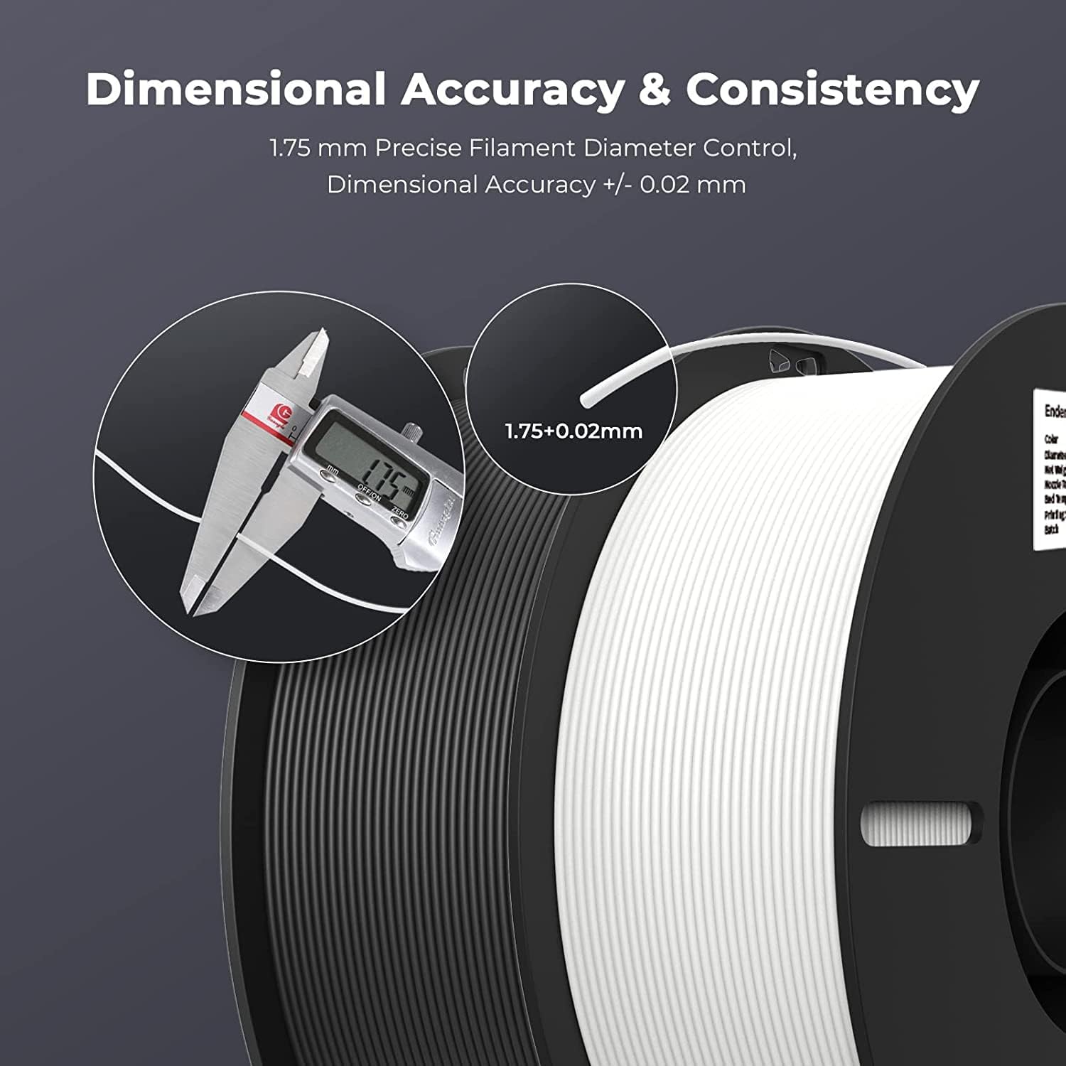 Detalle de Creality PLA Filament 1.75mm 2kg pack