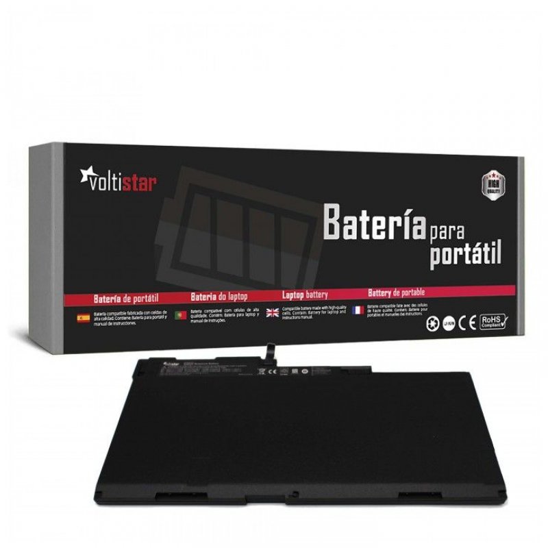 Detalle de Voltistar Batería para Portátil HP EliteBook 840 y ZBook 14 – 11.1V, 4504mAh