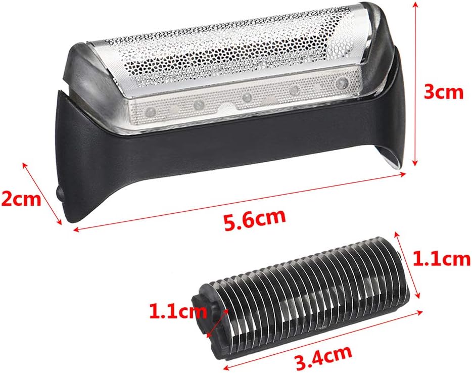 Thumbnail 6 de An-self Shaver Foil Shaver Grille Rasatura e lame per BRAUN 10B Series 1 190 180 170