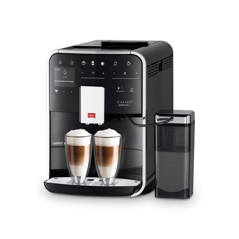 Detalle de Cafetera Melitta Barista TS Smart 1,8 L – 1450 W, 15 bares, negra