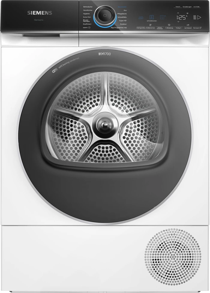 Thumbnail 10 de Siemens WQ46B2D41 Wäschetrockner mit varioSpeed, SelfCleaning Kondensator und Home Connect