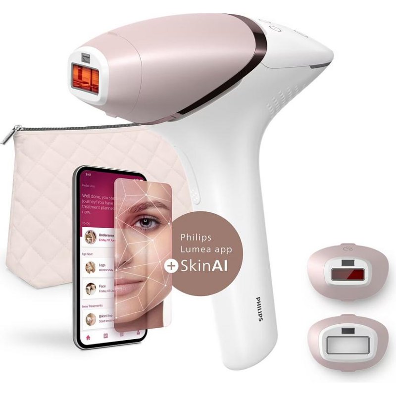 Detalle 2 de Depiladora IPL Philips Lumea 9900 BRI950/02 Inalámbrica (5 ajustes, 2 cabezales) — análisis y guía de compra