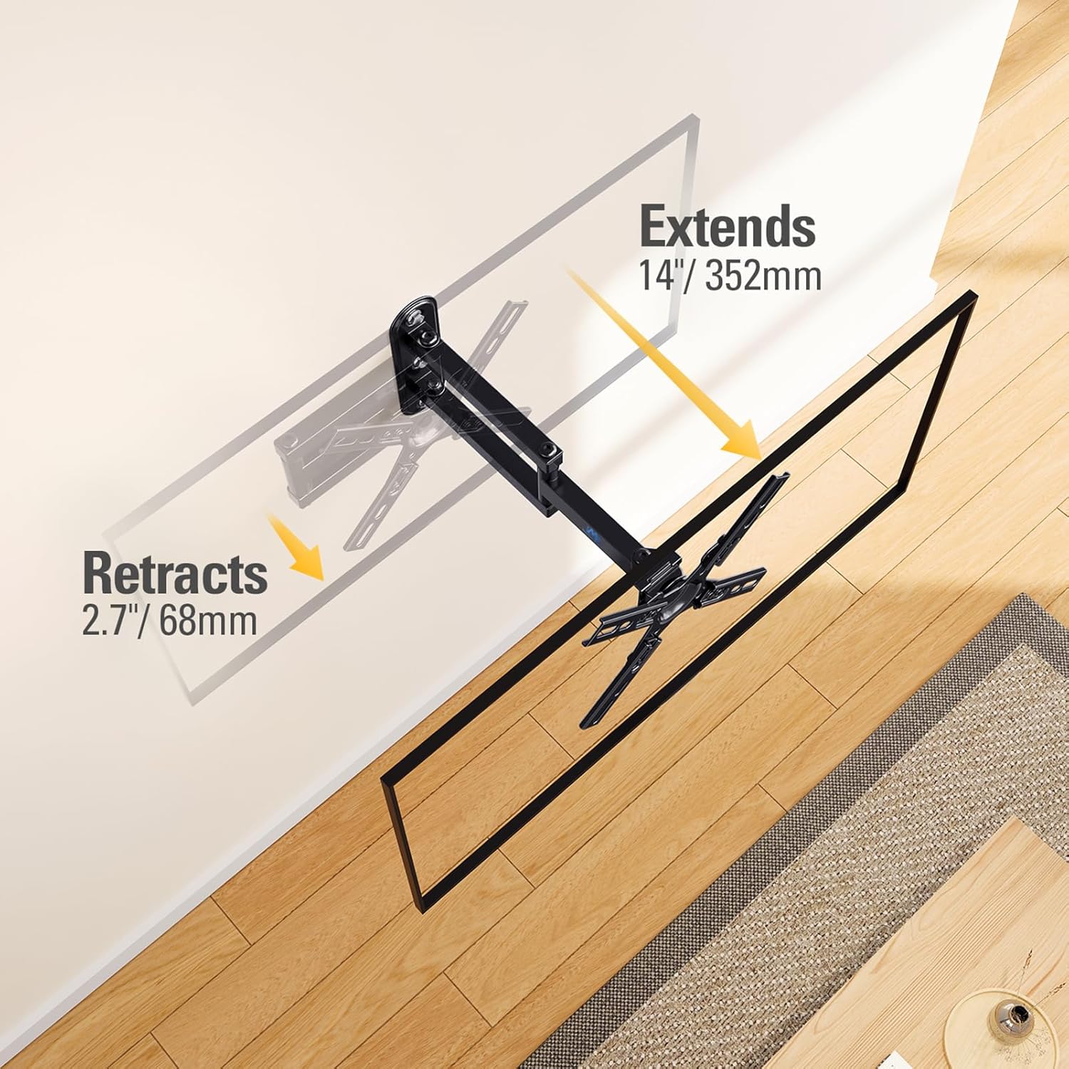 Thumbnail 1 de Mounting Dream MD2462 Monitor Wall Mount for 17–39 (up to 42) Inch TVs