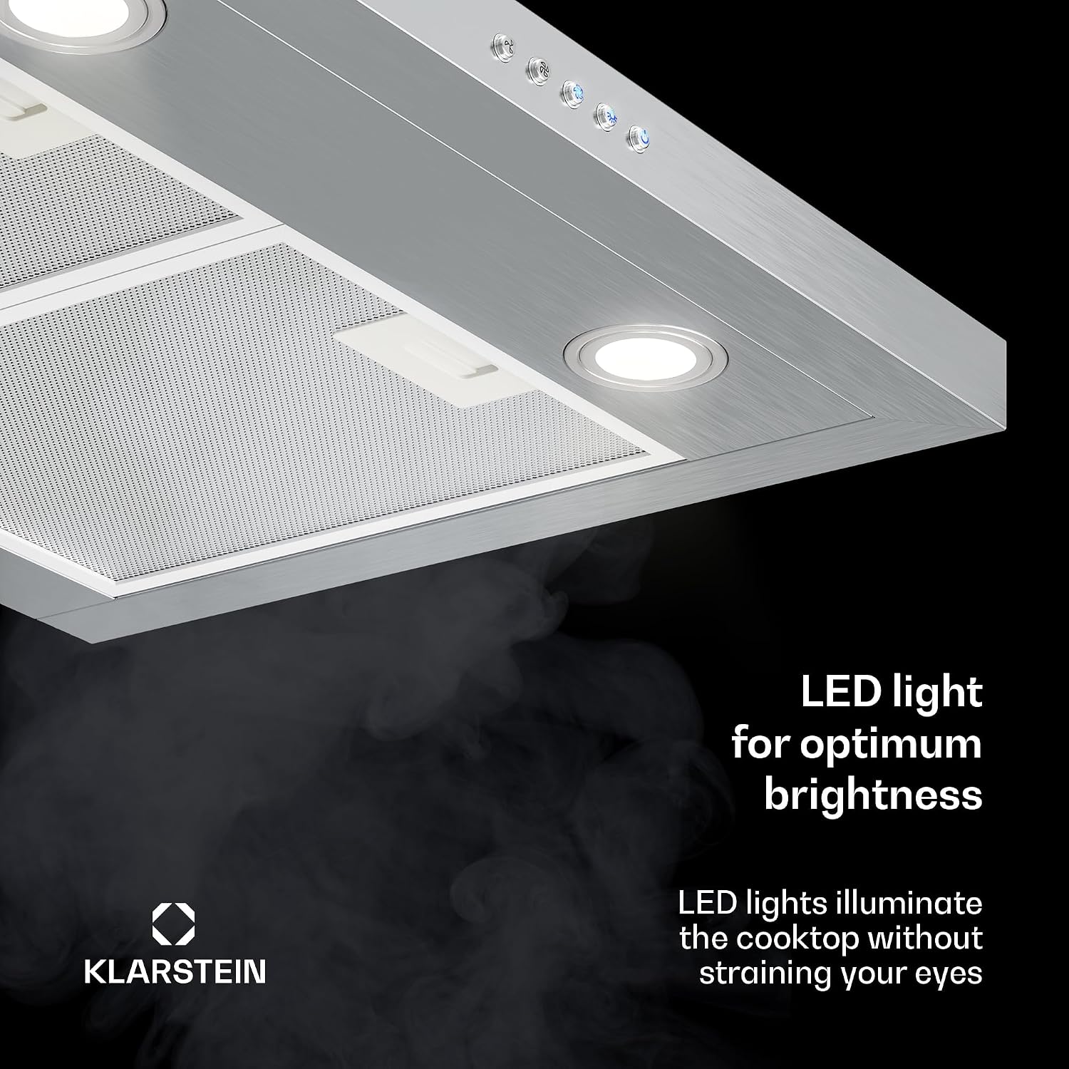 Thumbnail 4 de Klarstein Limelight 10033777 – okap ścienny 60 cm, stal nierdzewna, LED