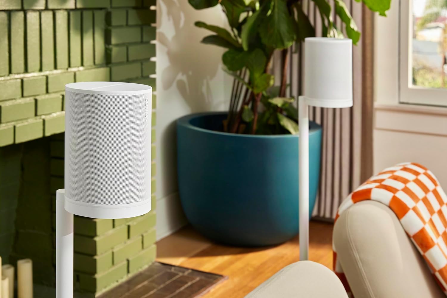 Detalle de Era 100 SL par Sonos — enceinte polyvalente pour mélomanes (Blanc)
