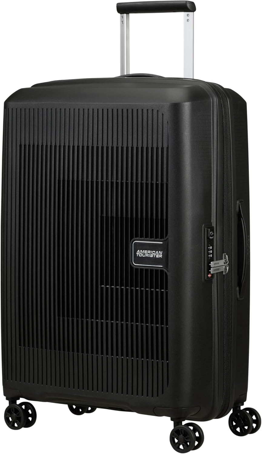 Detalle de American Tourister Aerostep Spinner M (67 cm) – erweiterbarer Koffer mit TSA-Schloss