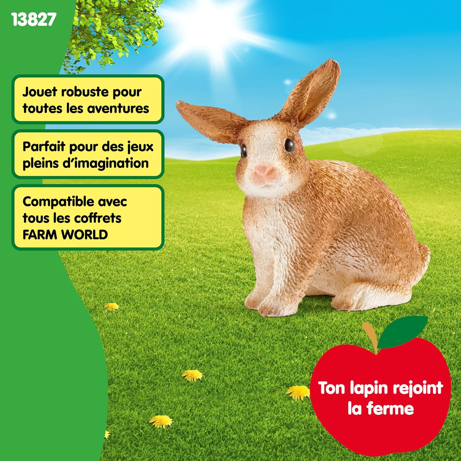 Thumbnail 3 de Schleich Farm World Lapin 13827 – Figurine Ferme, 4 x 3 x 4 cm