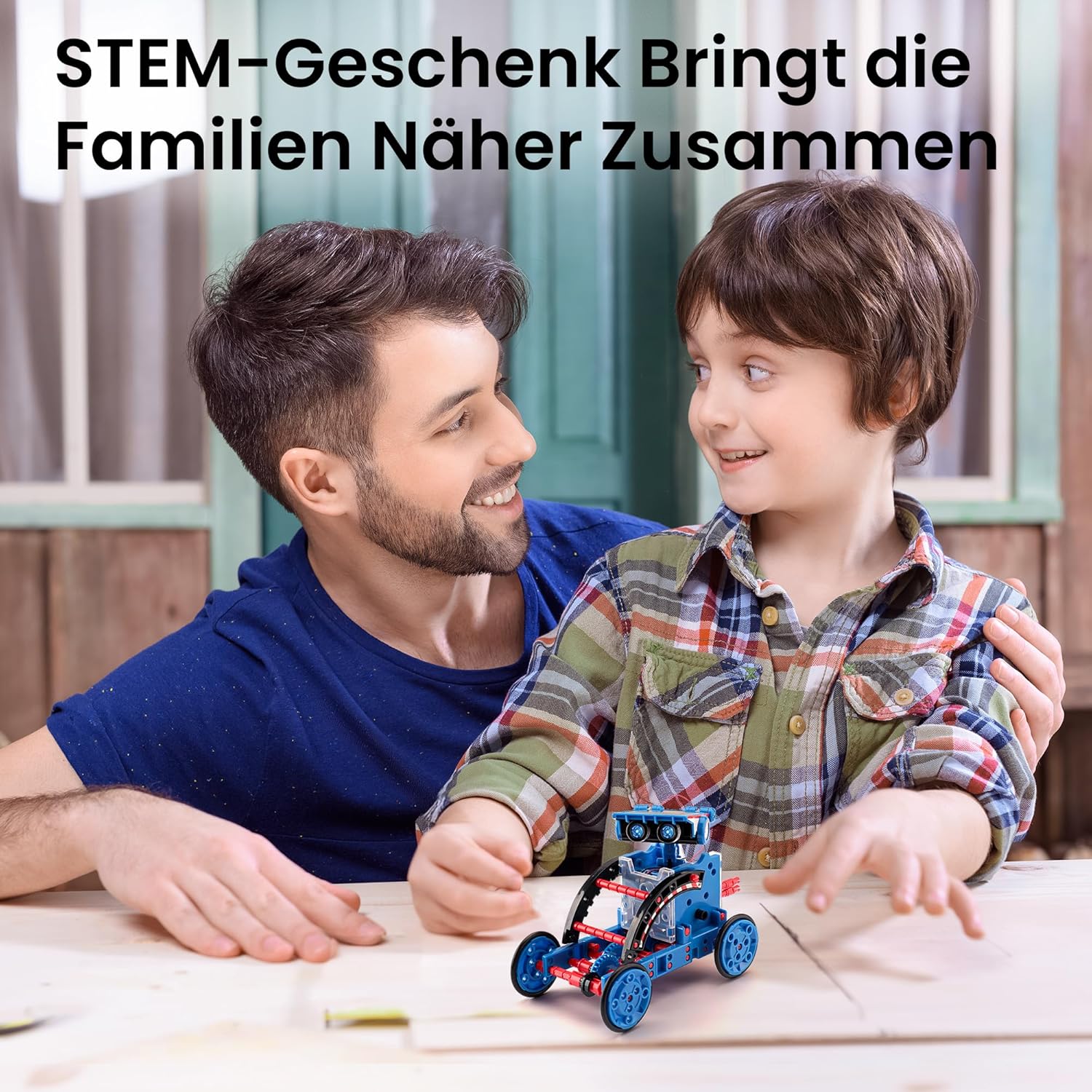 Detalle 2 de Sillbird Solar STEM Roboter Bausatz – 12-in-1 Lernspielzeug ab 8 Jahren, 190 Teile
