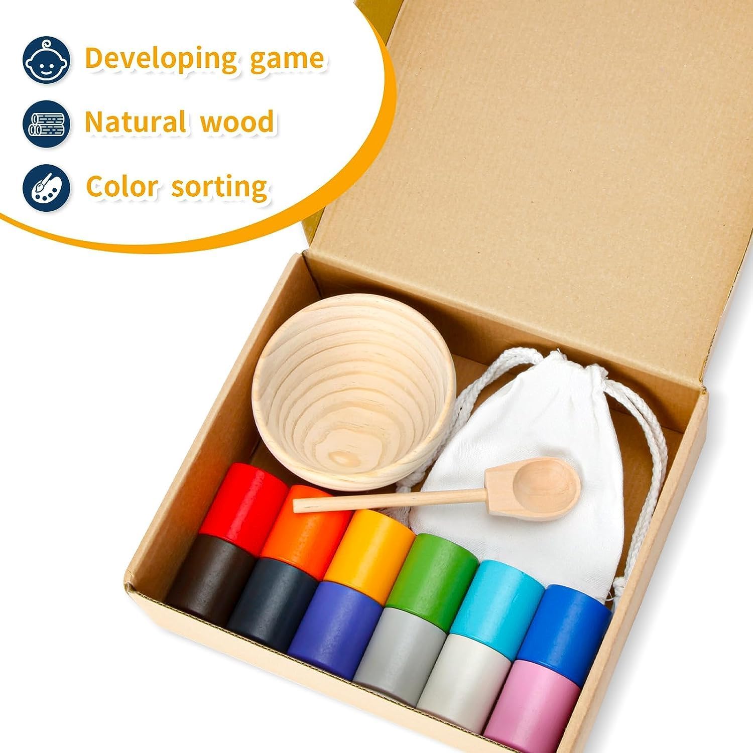 Detalle de Montessori Spielzeug 12 Kugeln