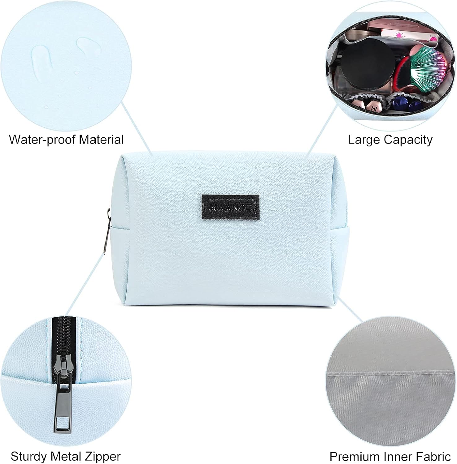 Detalle 2 de MAANGE Small Makeup Bag 17cm