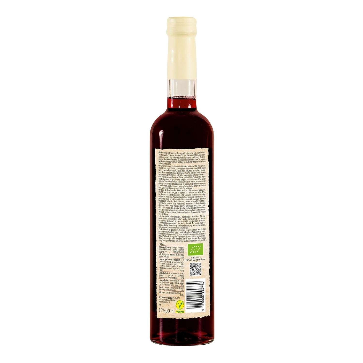 Thumbnail 4 de Höllinger Bio Himbeer Sirup 3x500 ml