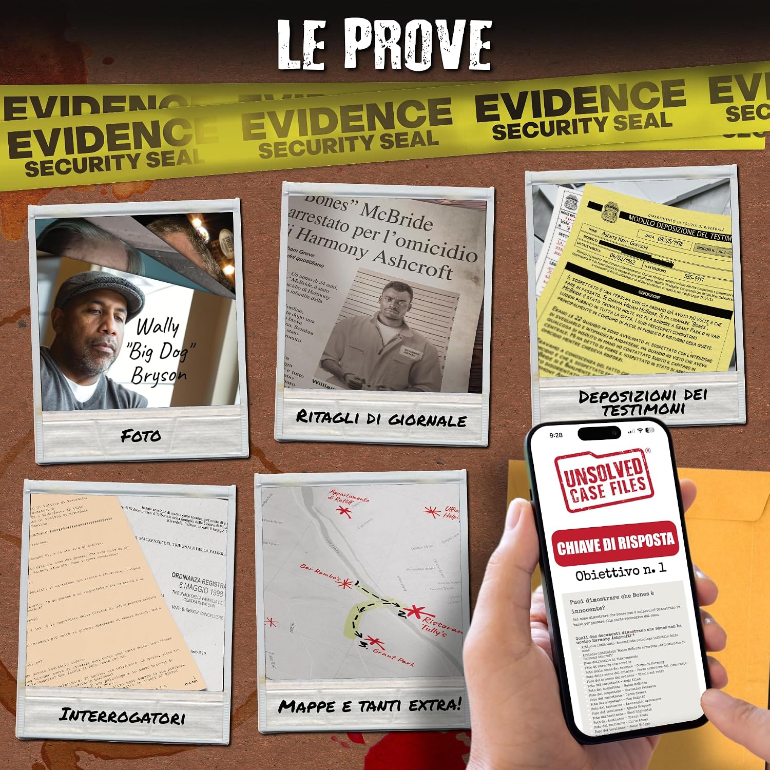 Detalle de Unsolved Case Files: Indagina su Harmony Ashcroft. Tre misteri da risolvere.