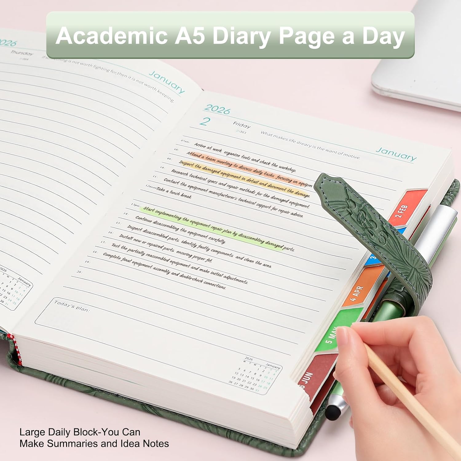 Thumbnail 3 de Agenda académica 2026 A5 día a día