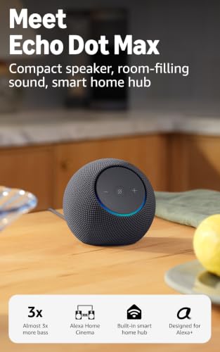 Thumbnail 7 de Amazon Echo Dot Max (newest gen): room-filling smart speaker with built-in hub