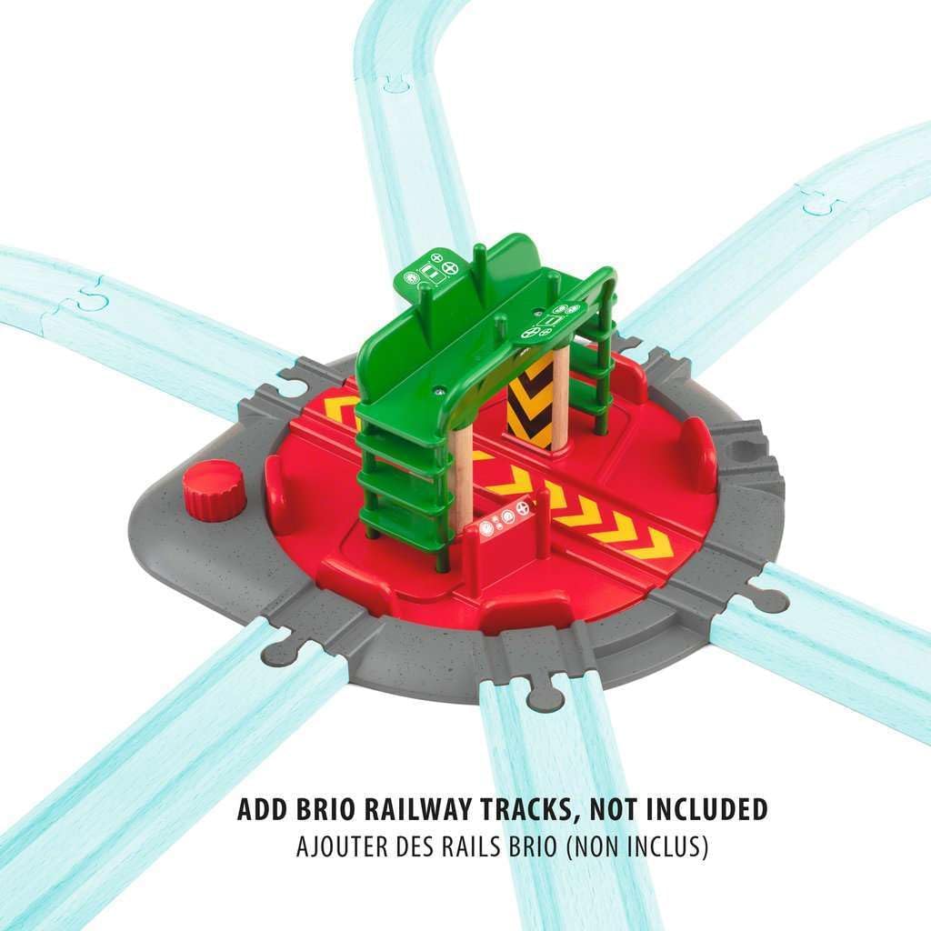Thumbnail 3 de Brio World 33476 Plaque tournante et personnage pour circuit de train en bois (dès 3 ans)