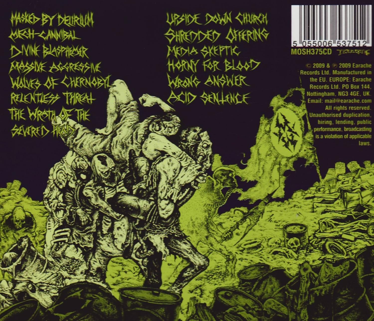 Detalle 2 de Massive Aggressive by Municipal Waste – Audio CD