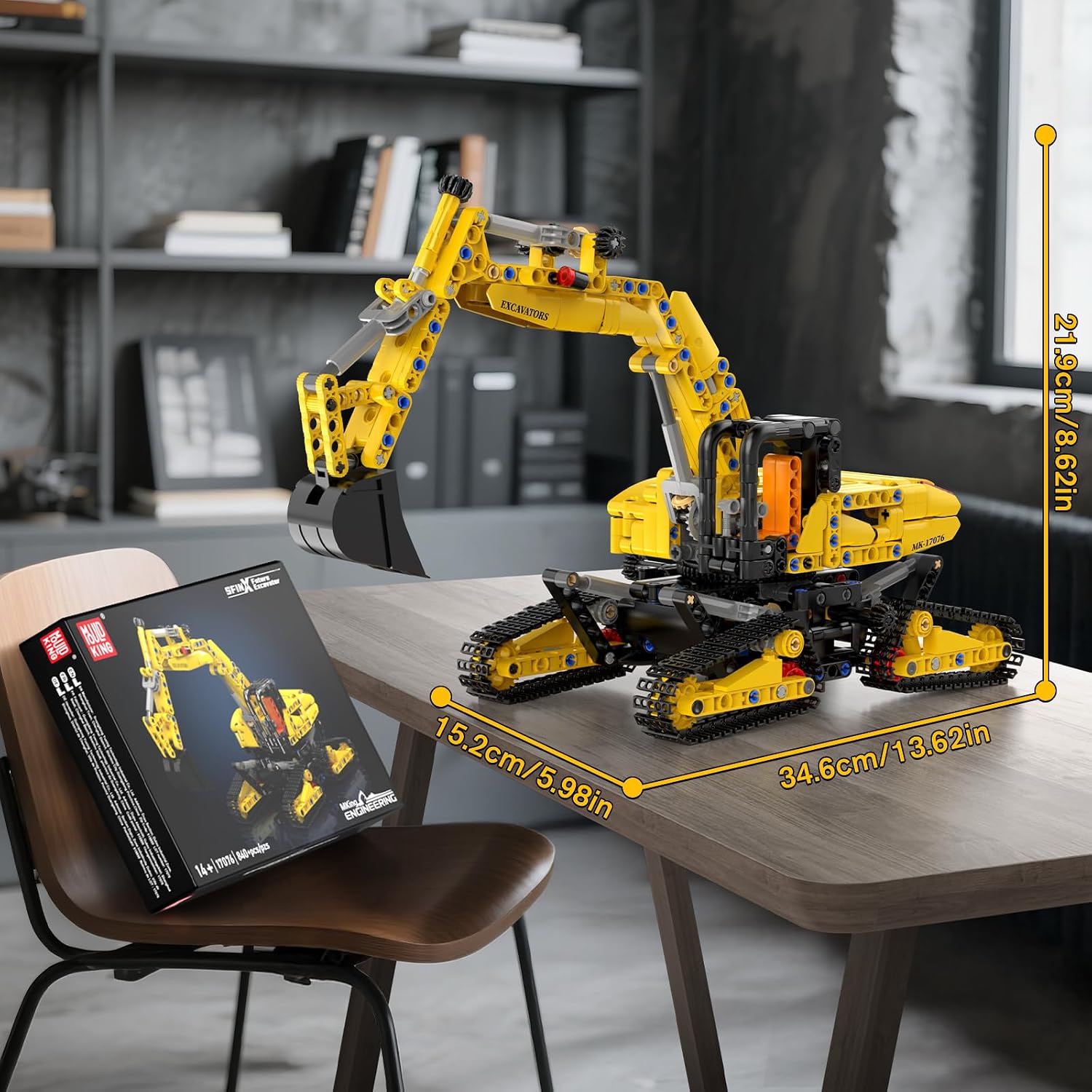 Thumbnail 5 de Mould King Technik Bagger Bausatz 17076