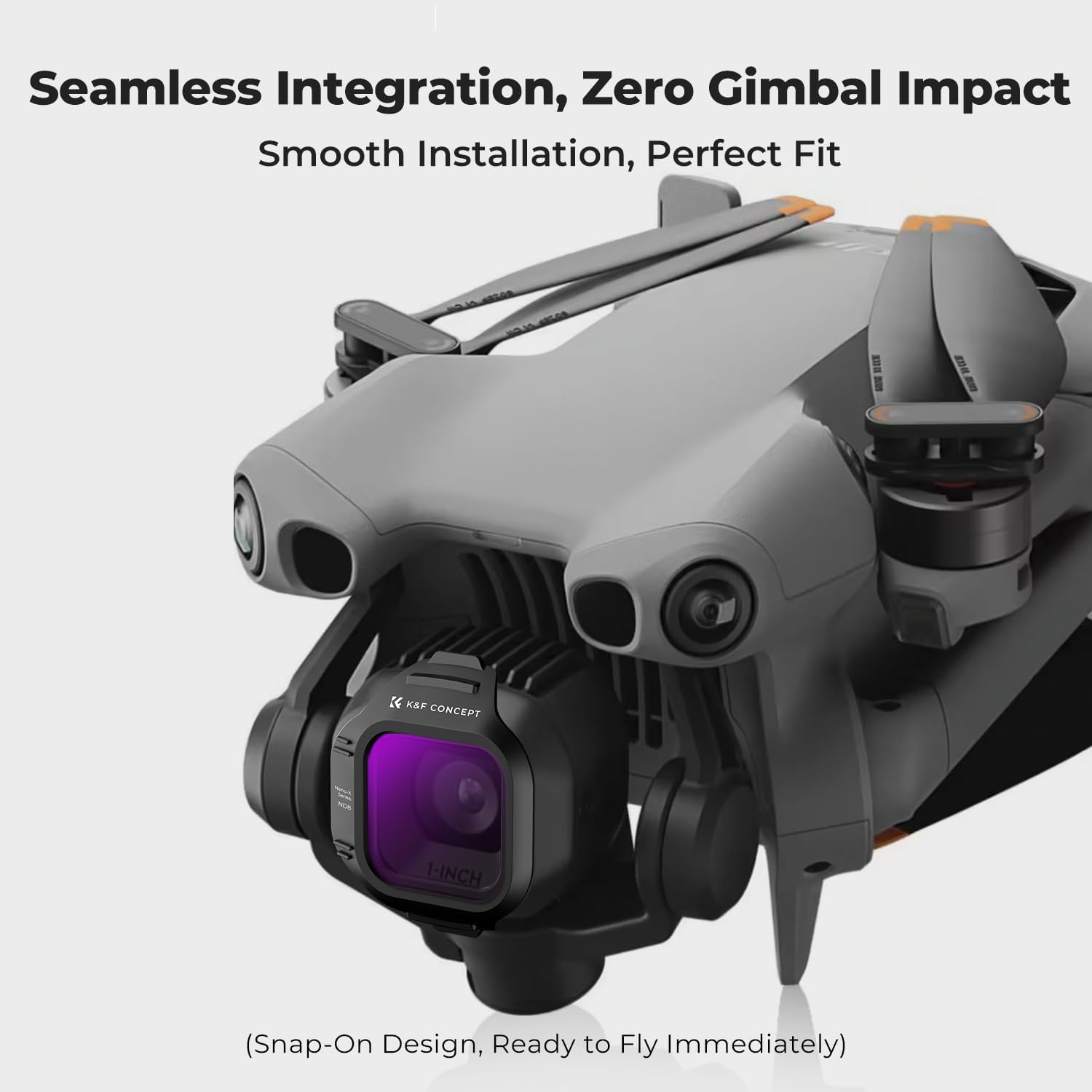 Detalle de K&F CONCEPT Kit de Filtres ND pour DJI Mini 5 Pro – ND8/ND16/ND32/ND64