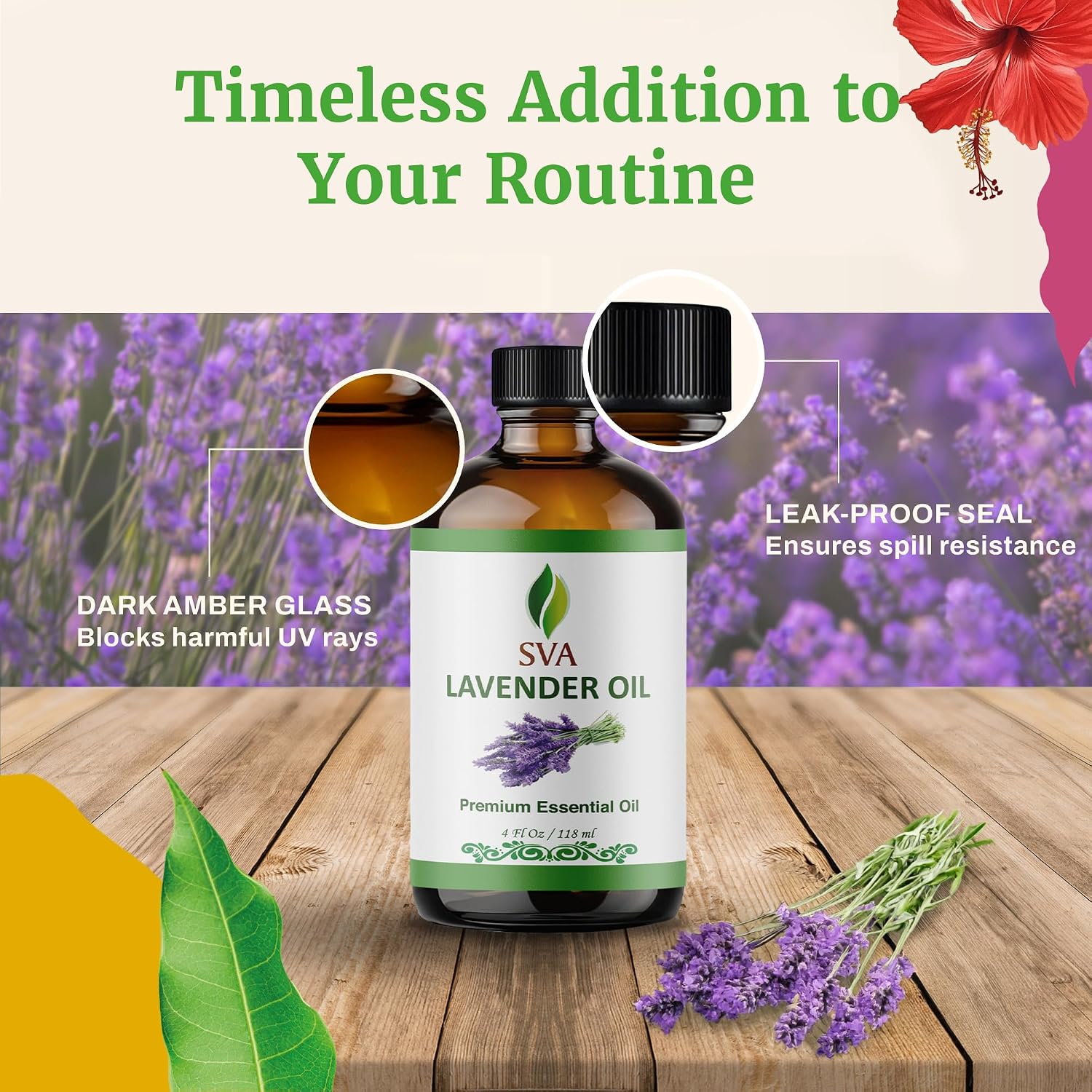 Thumbnail 6 de SVA Lavender Essential Oil (4 Fl Oz) – 100% Natural & Versatile for Diffuser, Skin, Hair, and DIY Crafts
