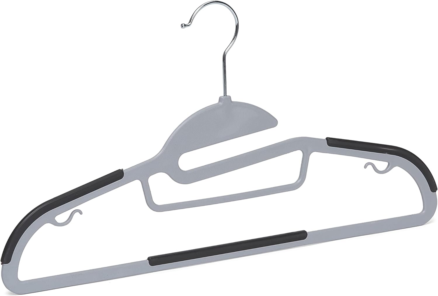 Detalle 1 de Amazon Basics Perchas de plástico antideslizantes, 50 unidades
