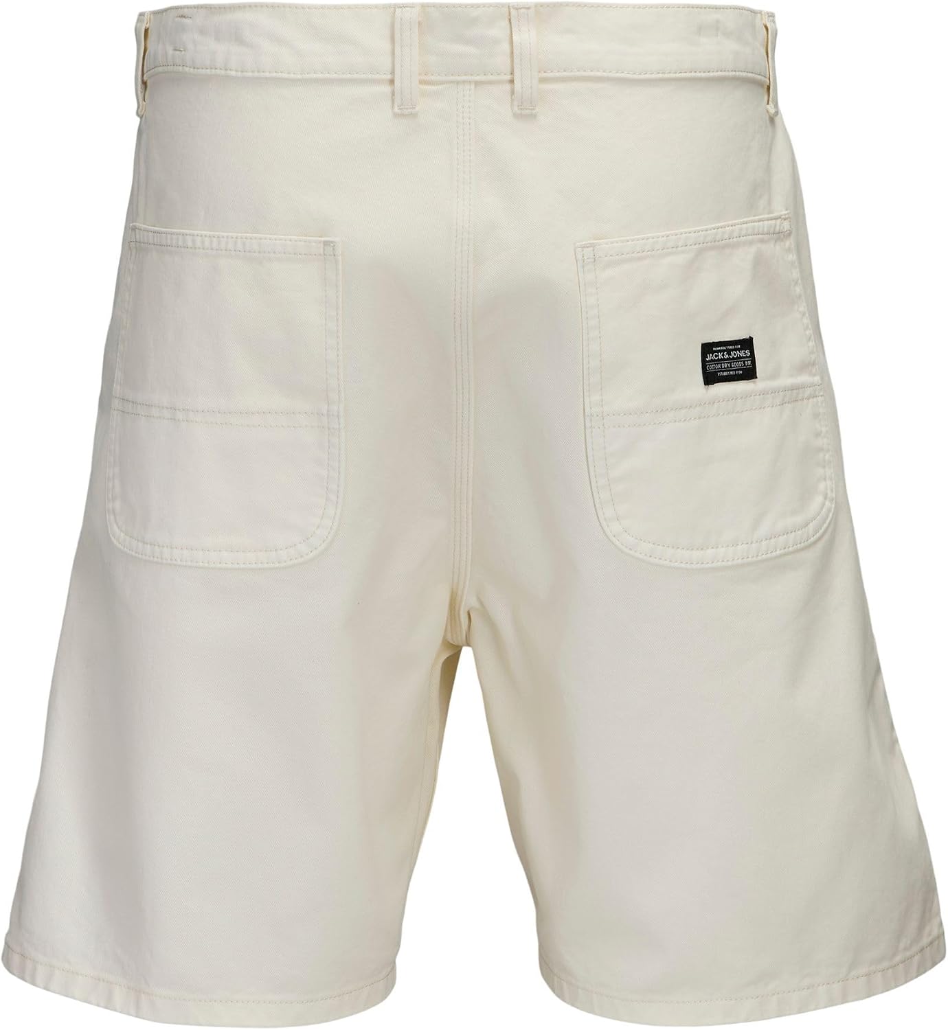 Detalle de JACK & JONES Jpsttony Raye Worker Short Mid SN – Bermuda da uomo, vita alta, taglia M