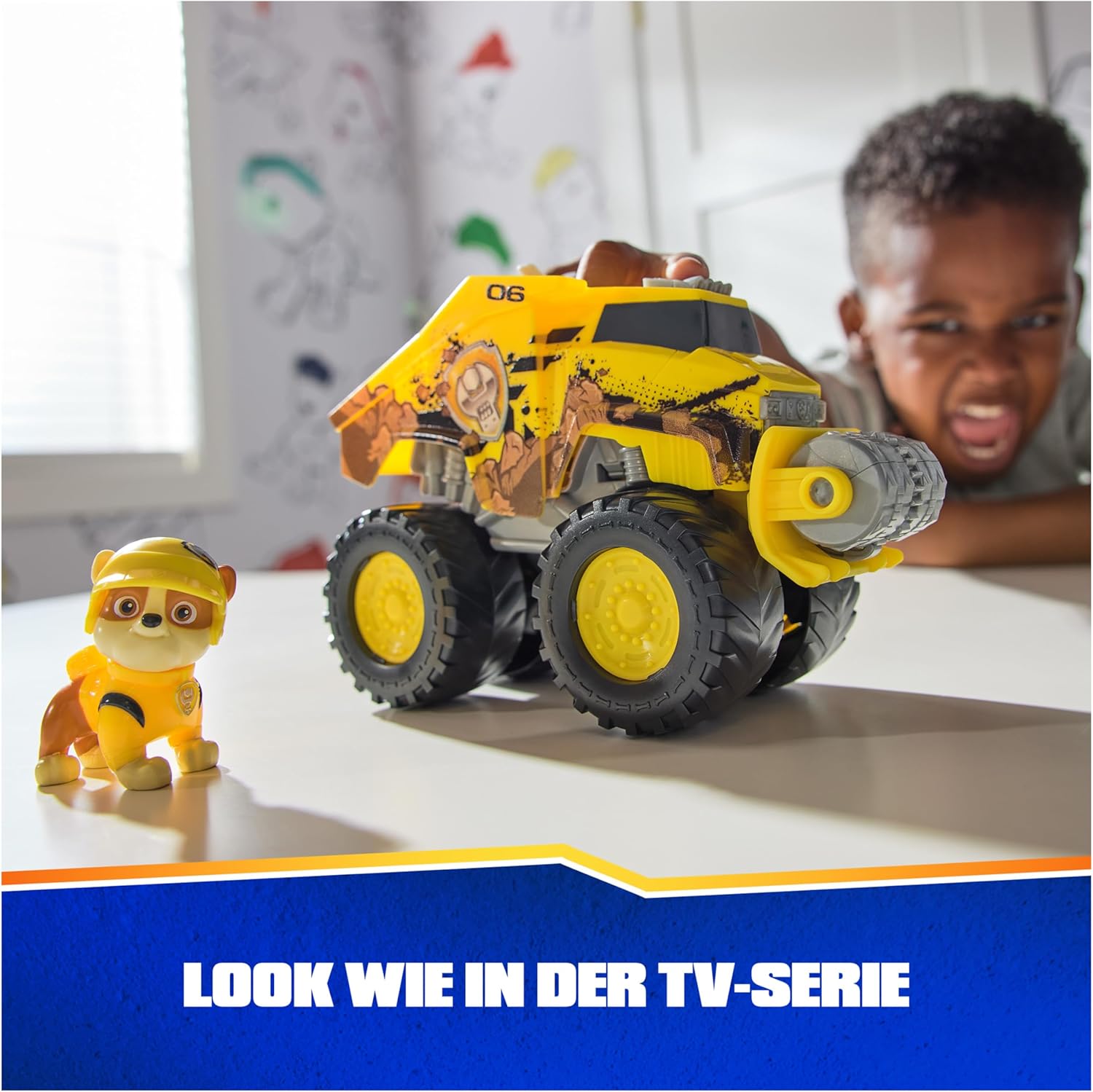 Thumbnail 3 de PAW PATROL Rescue Wheels Rubbles Bulldozer Spielzeug 3 Jahre