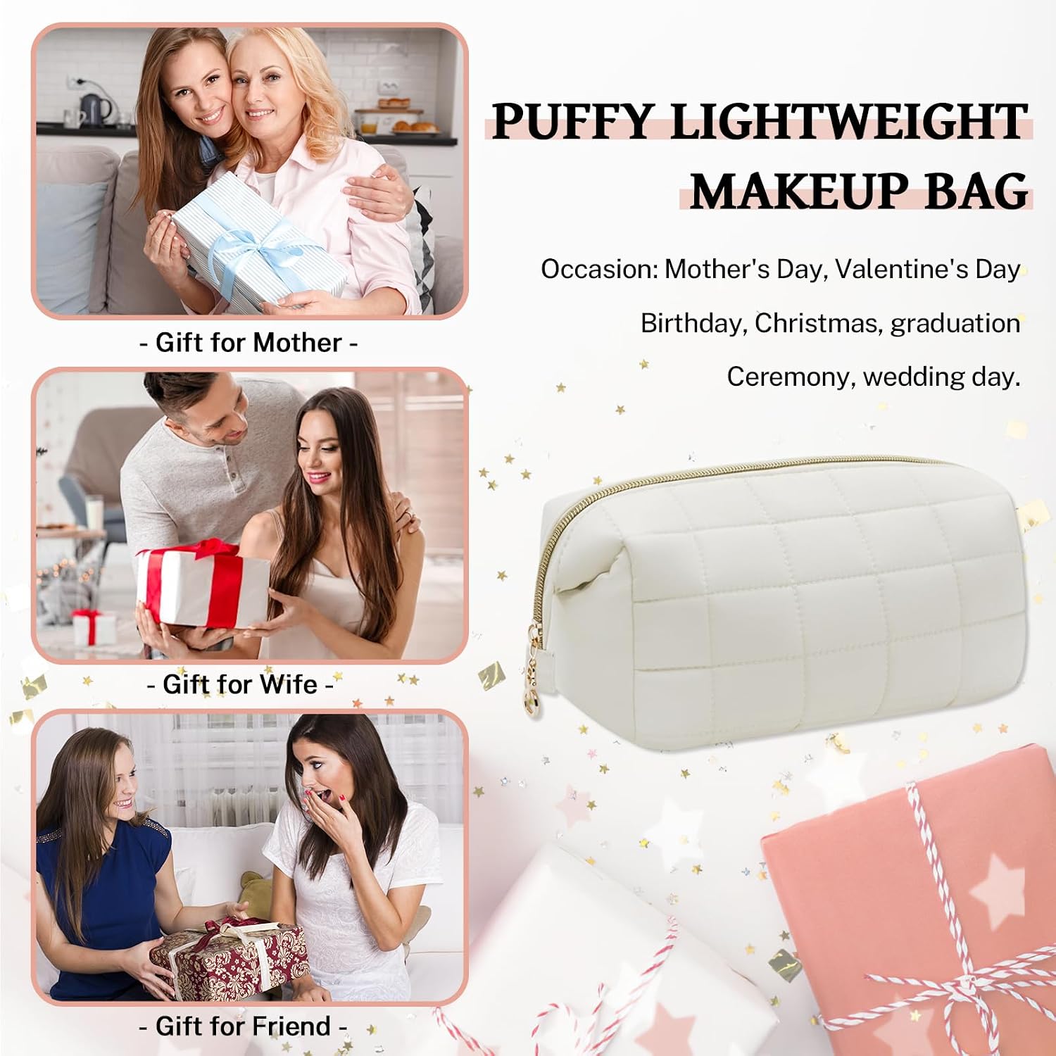 Thumbnail 6 de LJCZKA Large Portable Makeup Bag: Wide-Open, High-Capacity Travel Pouch