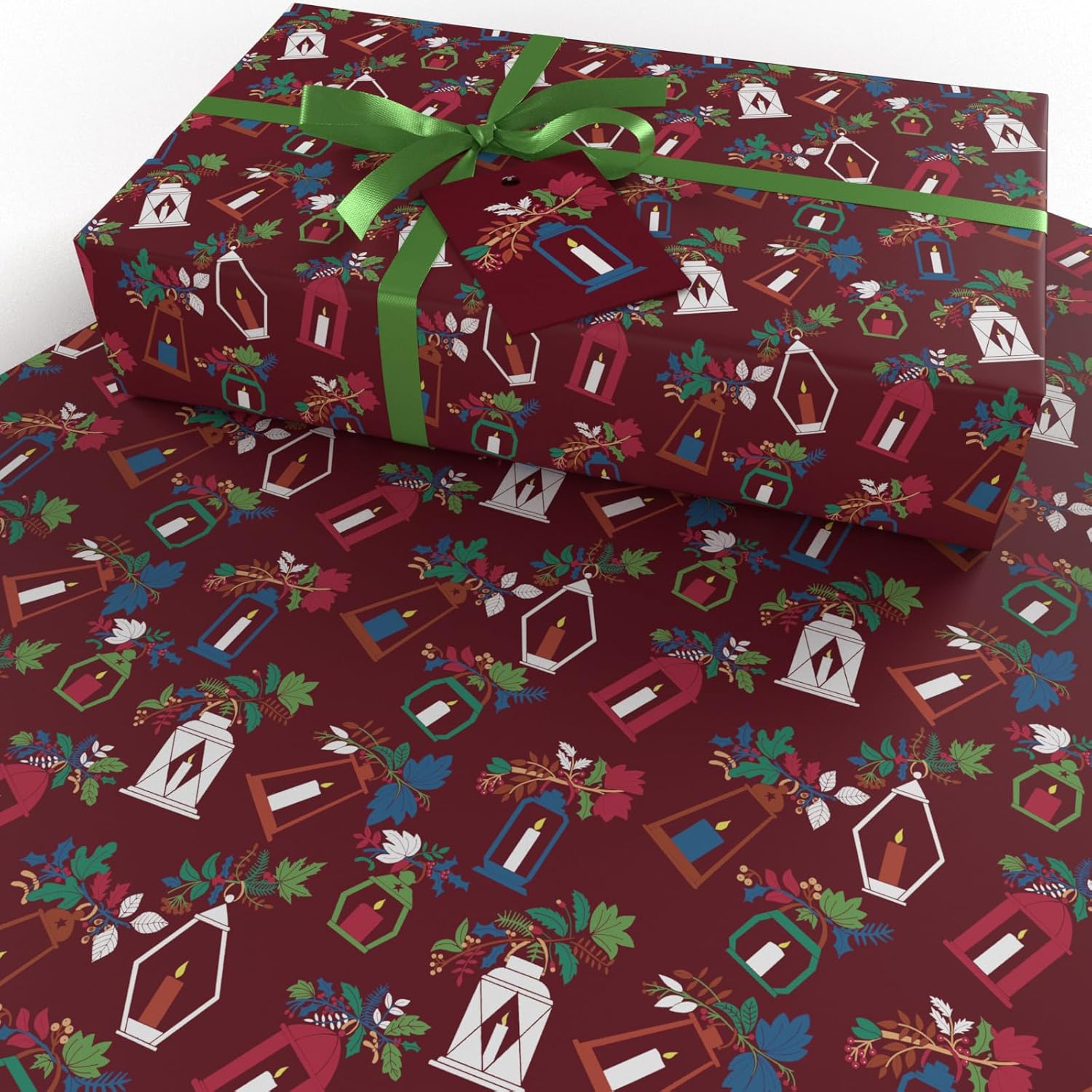 Thumbnail 3 de Luxury ECO Xmas Gift Wrap 6 sheets recycled wrapping paper 🎁