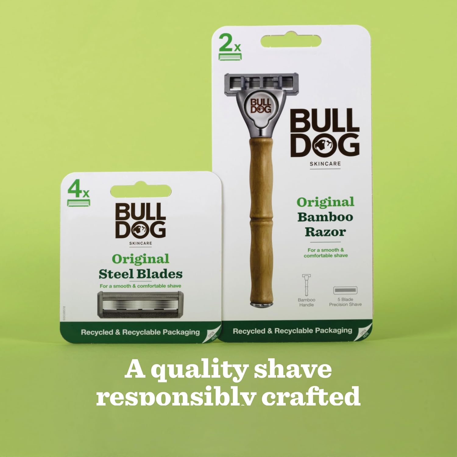 Thumbnail 5 de Bulldog Skincare Original Bamboo Razor Multipack with 9 Blade Refills