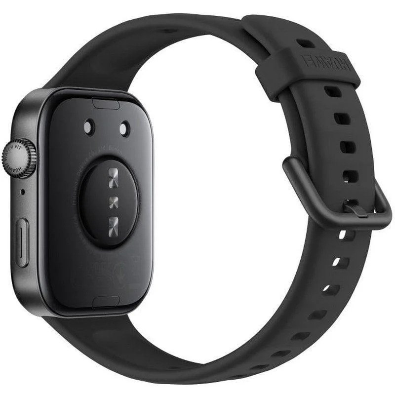 Detalle de Huawei Watch Fit 3 AMOLED Negro con correa de fluoroelastómero