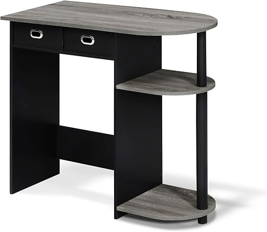 Detalle de Furinno Go Green Escritorio de Madera 🌳, Diseño Moderno y Funcional