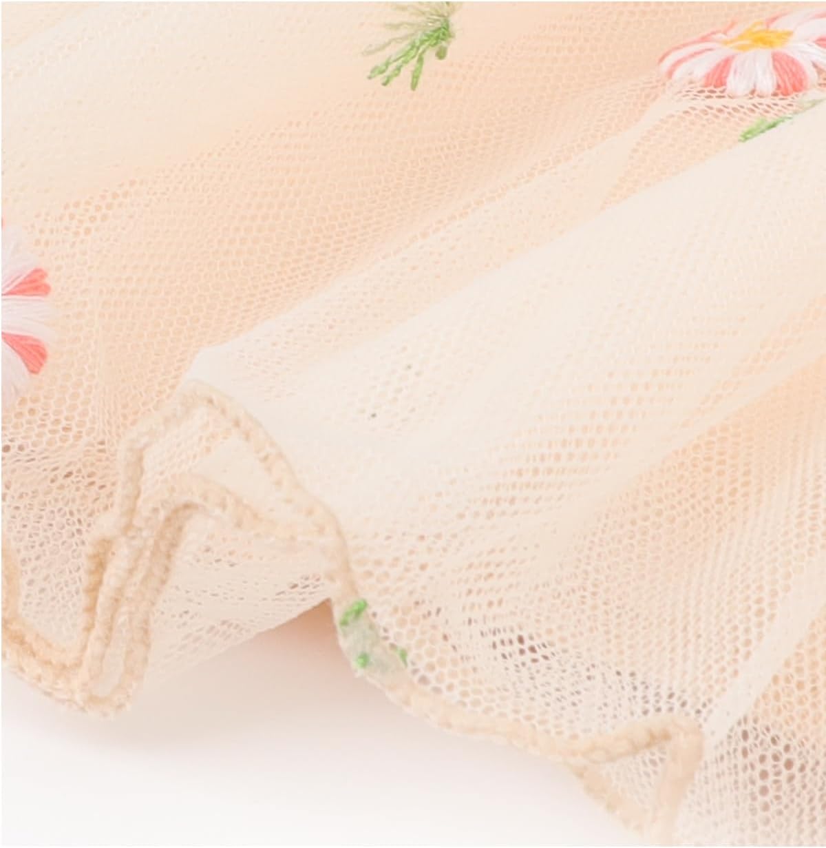 Thumbnail 6 de Bezioner Girls’ Embroidered Tulle Skirt (4 Layers, Floral) with Lining