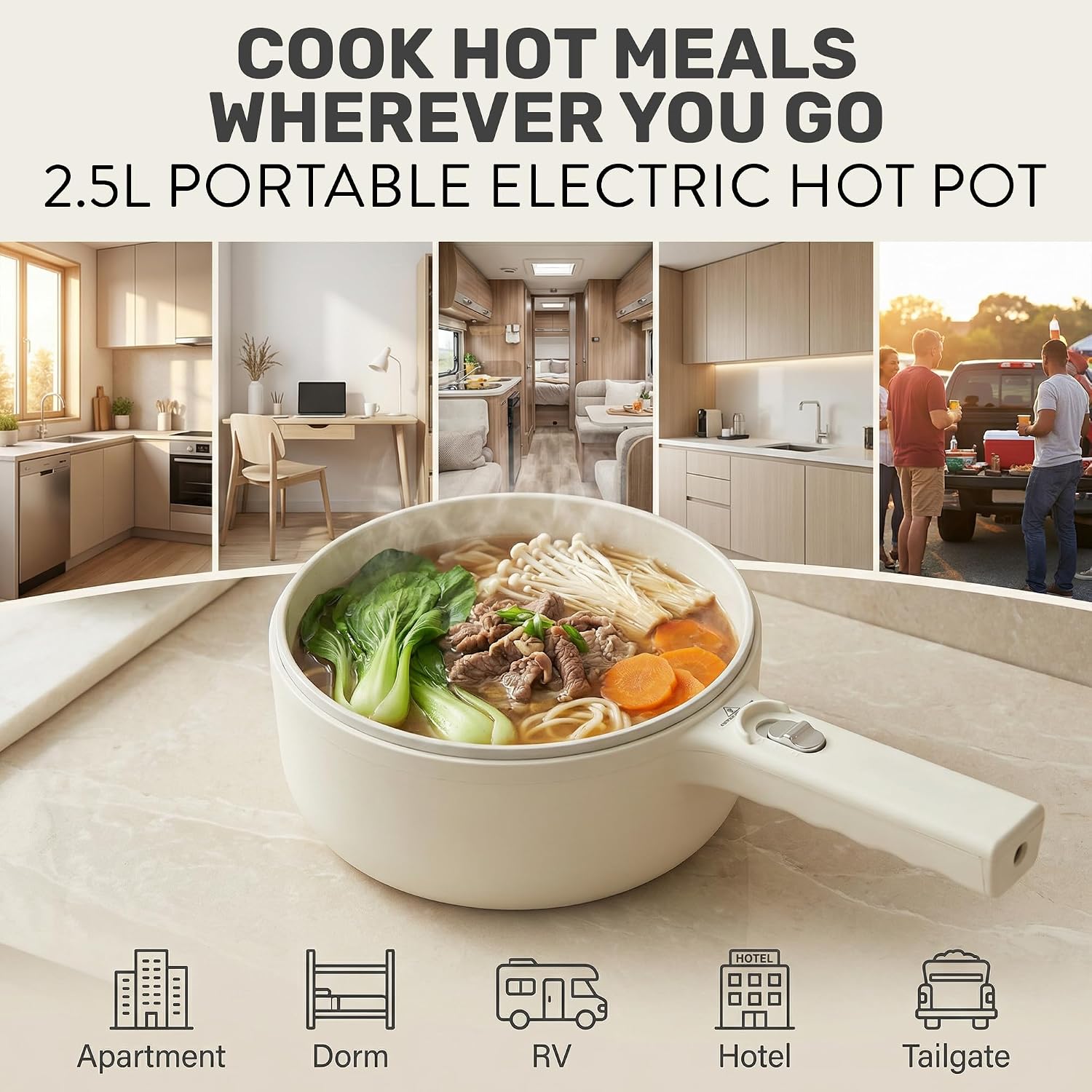 Thumbnail 1 de Ceramax PRO 2.5L Electric Hot Pot