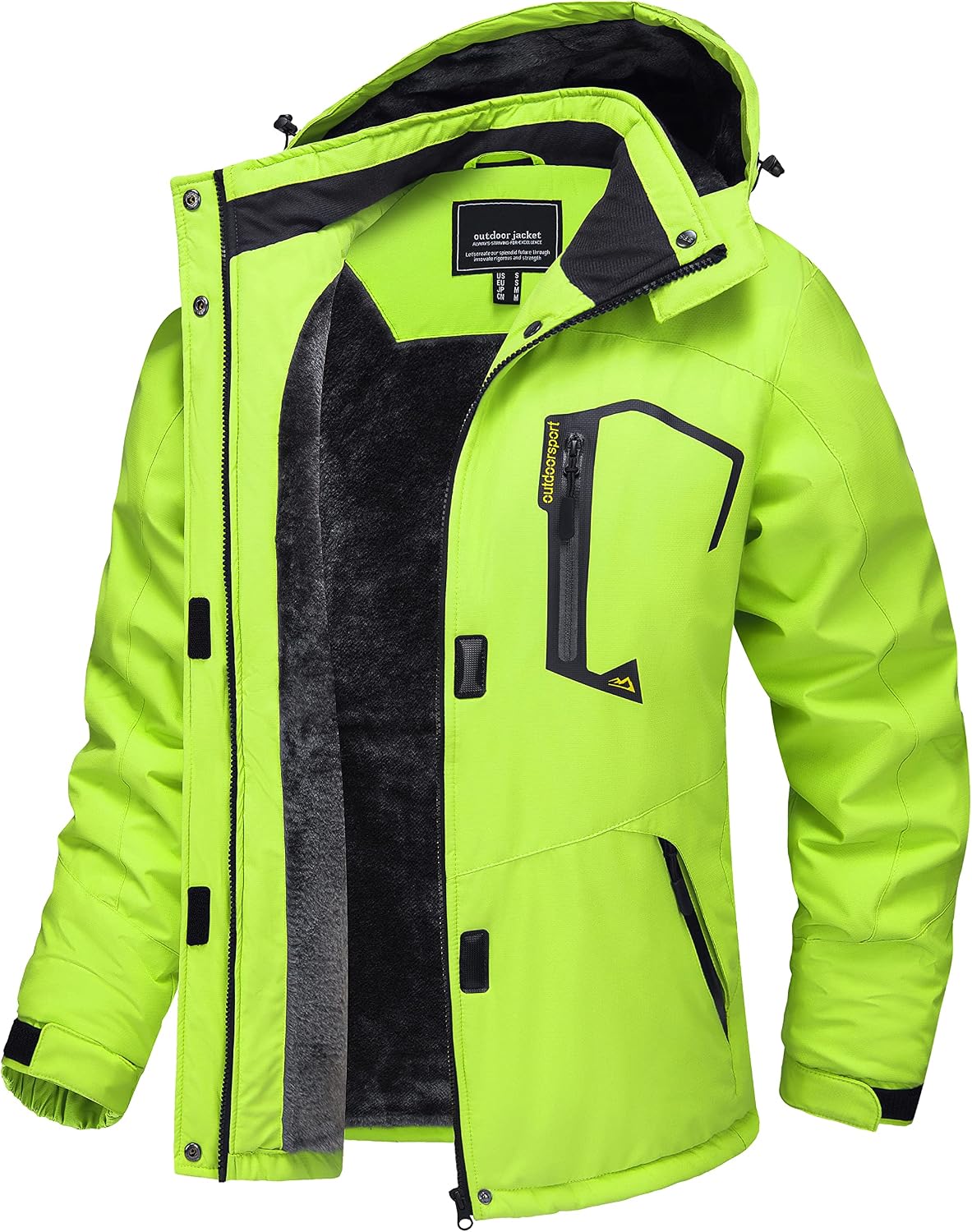 Thumbnail 3 de TACVASEN Damen Übergangsjacke Warm Gefüttert
