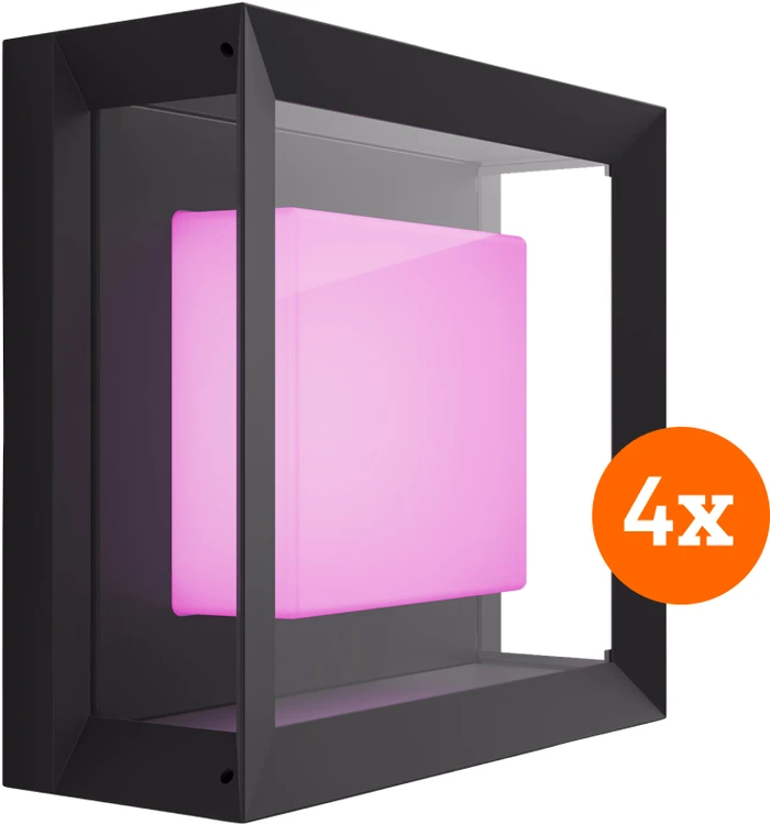 Thumbnail 12 de Philips Hue Econic Wandleuchte 4er-Pack