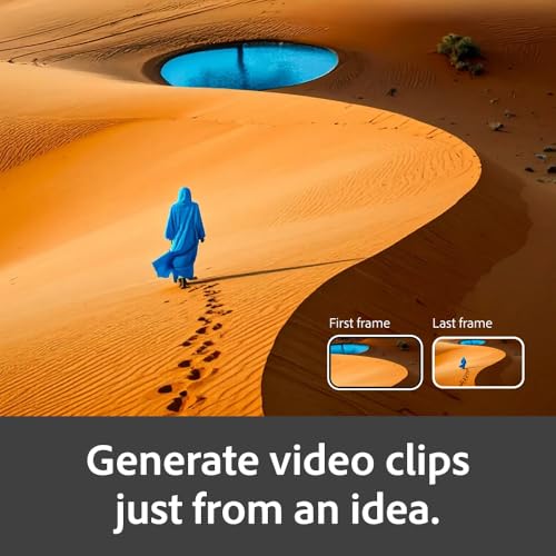 Detalle de Adobe Firefly Standard incl. AI Video Generation — 12-Month Subscription (2000 AI Credits)