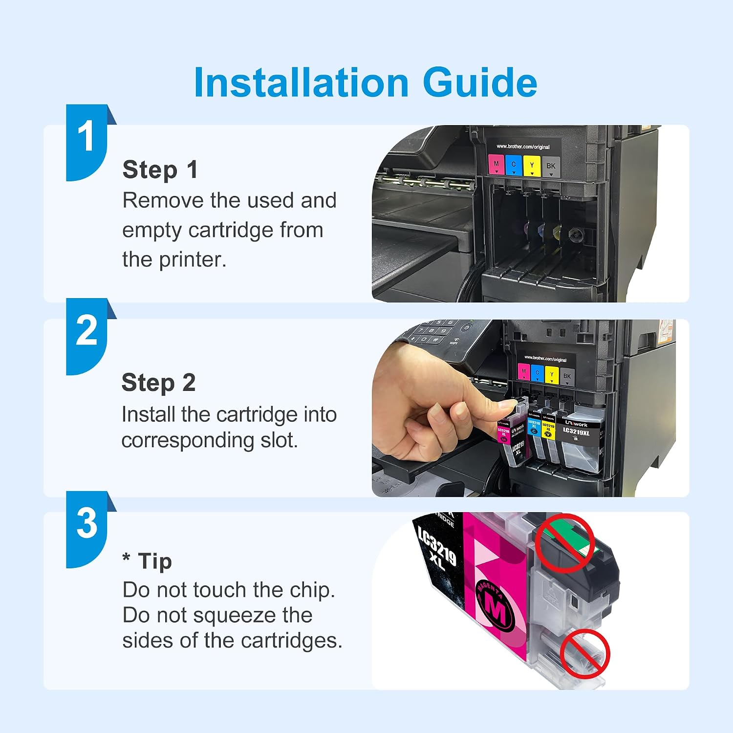 Detalle 2 de Uniwork LC3219XL 4-pack ink cartridges