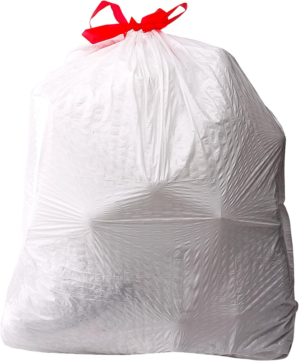 Thumbnail 1 de Amazon Basics 13 Gallon Tall Kitchen Drawstring Trash Bags with Flextra Strength, Clean Fresh Scent, 50 Count
