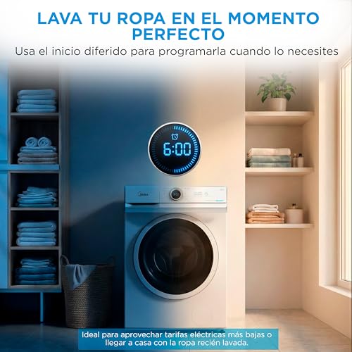 Thumbnail 9 de Lavadora Midea 8 kg con motor Inverter, 1350 rpm y Vapor HealthGuard