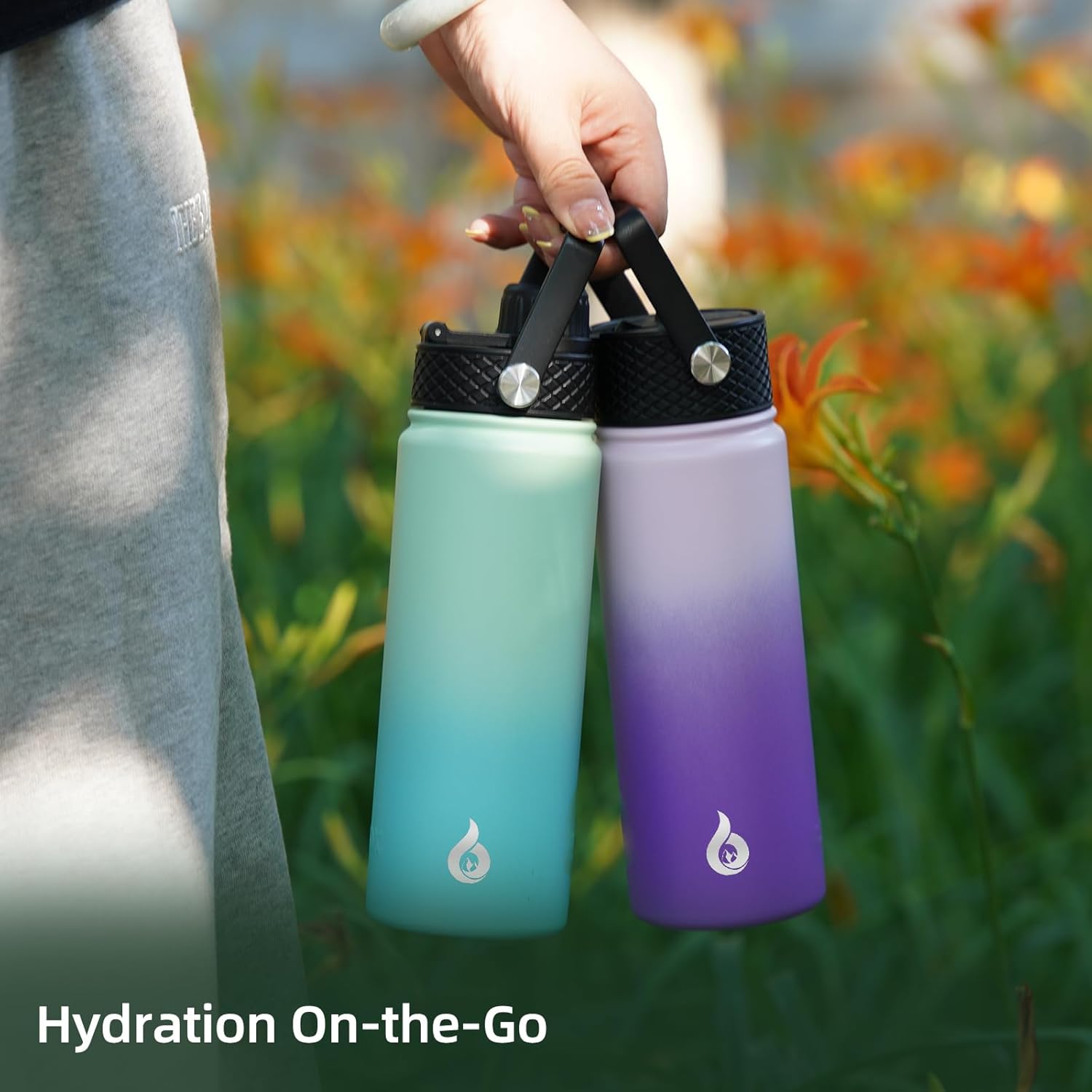 Detalle de BJPKPK Insulated Water Bottle, 40 oz