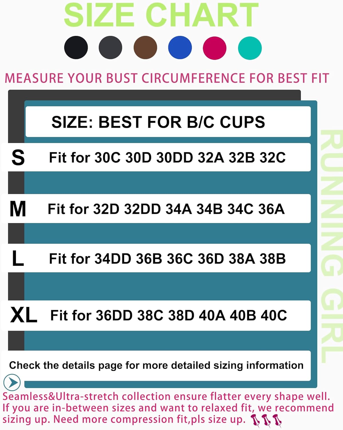 Thumbnail 4 de RUNNING GIRL Criss Cross Sports Bra, B to C