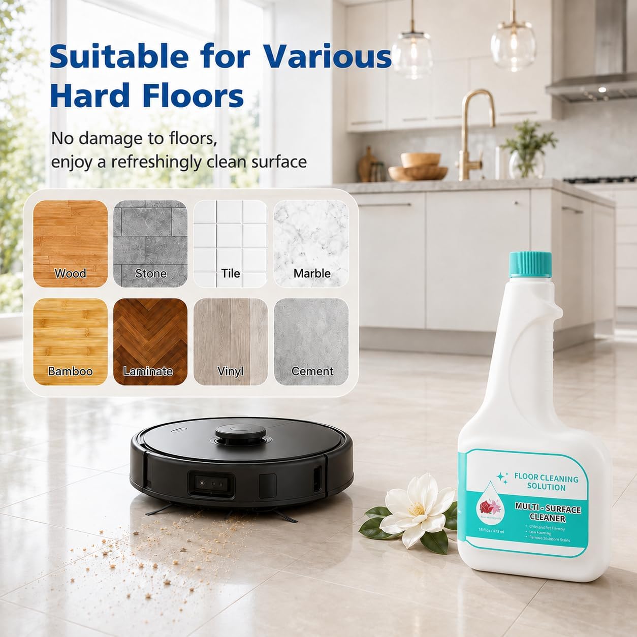 Thumbnail 4 de Vacbeuta Floor Cleaning Solution, 2-Pack, Plant-Based, 1:200 Dilution