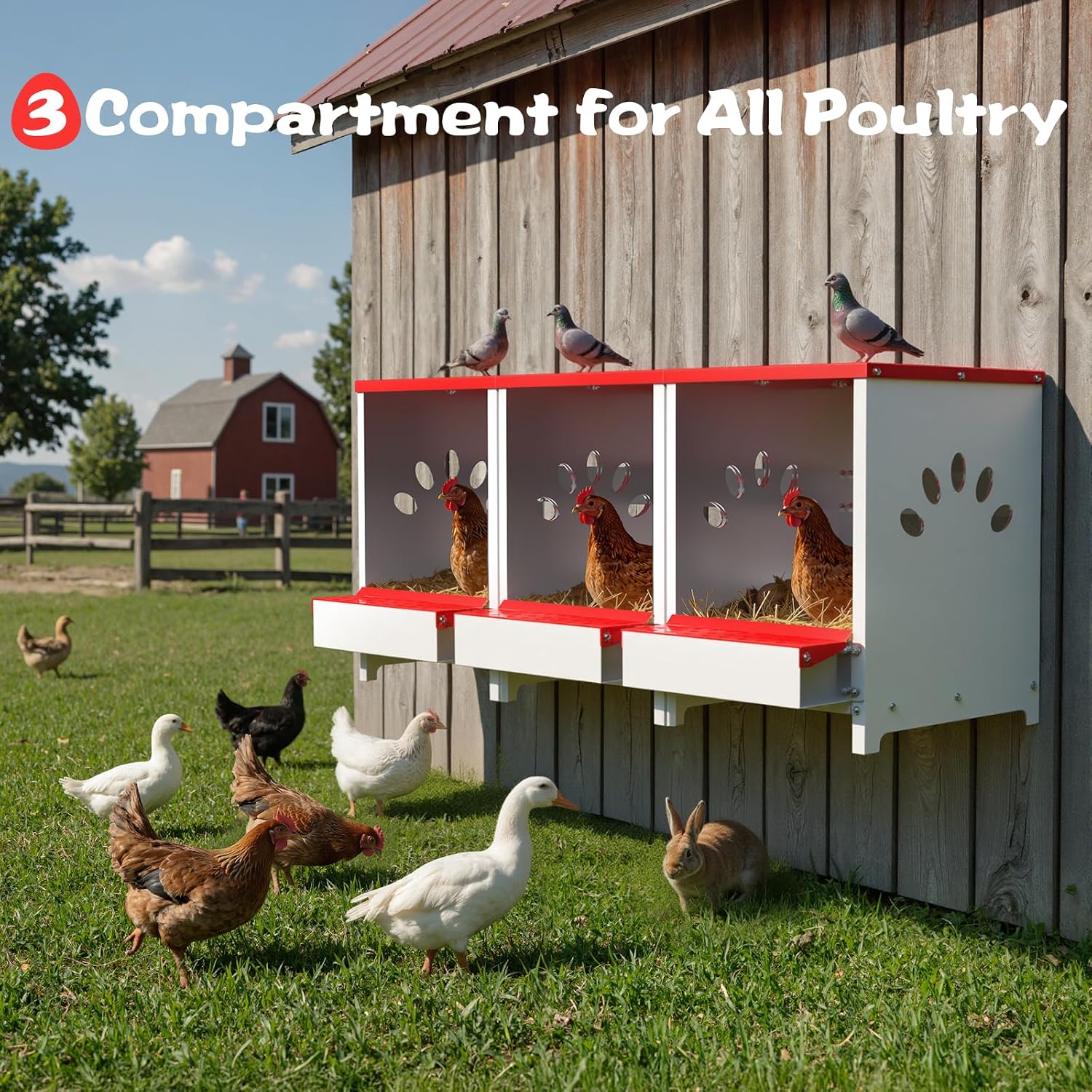 Thumbnail 6 de Chicken Nesting Box in Galvanized Steel